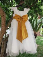 Vestido de criança Ritinha - Tule com pérolas - Image 4
