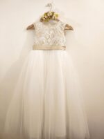 Vestido Margarida – Vestido de Cerimónia Infantil em Tule Personalizável - Image 5