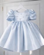 Vestido Mia com Laço – Vestido de Cerimónia Menina em Cetim