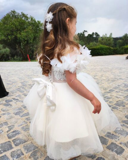 Vestido de festa Leonora personalizável - Tule e renda