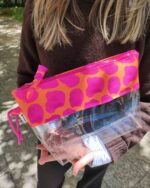Necessaire Impermeável Pink Rodeo Transparente - Image 3