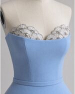 Vestido Aurora – Vestido de Cerimónia Plissado com Corpete Estruturado - Image 5