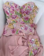 Vestido Sofia – Vestido de Cerimónia Floral em Chiffon e Tule Bordado - Image 4